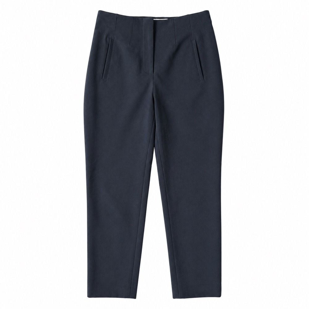 Veronica Beard Stila Pants Womens Size 6 Navy Slim Ankle Career Workwear Stretch - Picture 4 of 7
